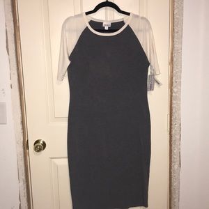 Color block LuLaRoe Julia dress